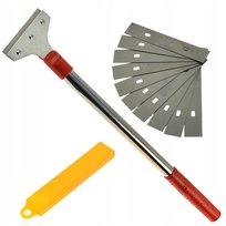 Geko Skrobak Do Usuwania Farb Ze Ścian I Szyb 48Cm + 10 Ostrzy G66060