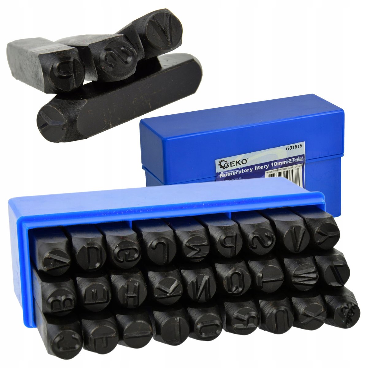 Geko Geko Znaczniki Numeratory Numerator Litery Cyfry 10Mm G01815