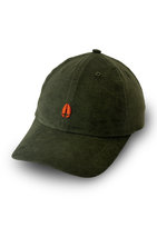 GEKON 6 panel - oliwkowa bawełniana czapka z daszkiem dad cap