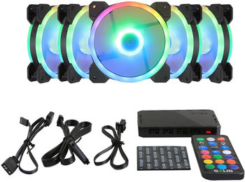 Gelid 120mm Amber5 ARGB Combo Bundle (RF-RGB-MP-01) - Gelid