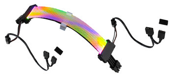Gelid przedłużacz PCI-E 6+2pin 30cm ARGB (CA-RGB-16P-01) - Gelid