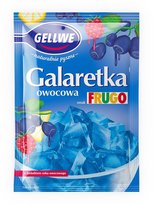 Gellwe Galaretka o smaku Frugo niebieska 72 g