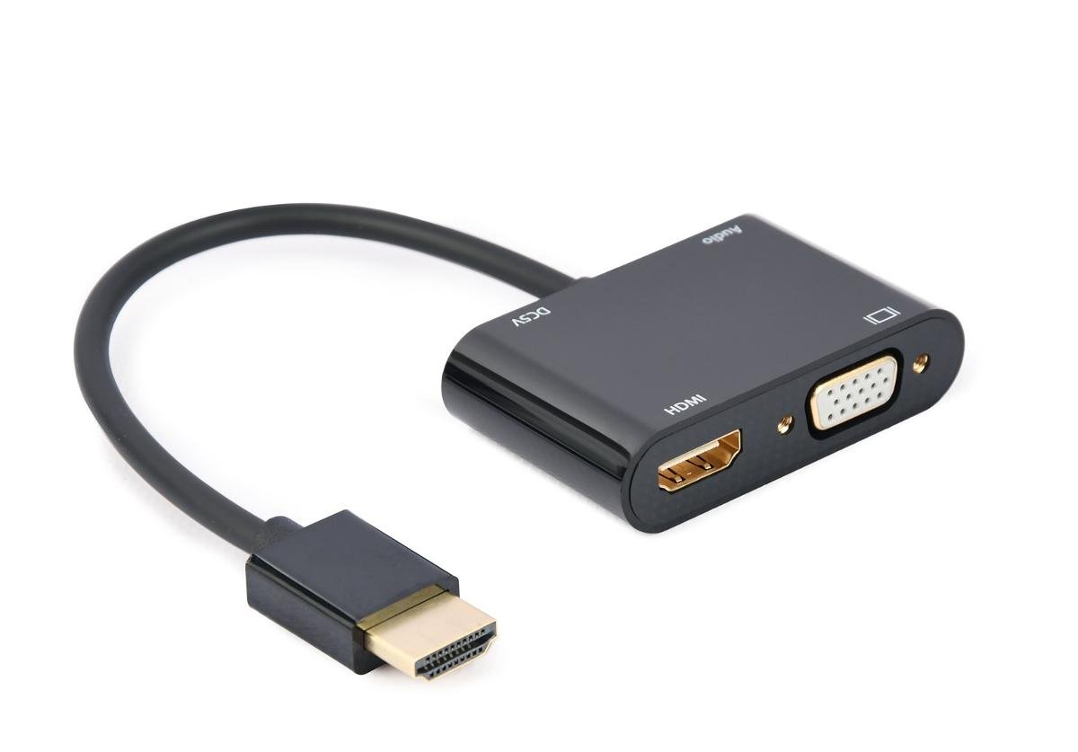 Gembird Adapter Hdmi M Ski Do Hdmi E Ski Vga E Ski Z Audio Port Zasilania Gembird