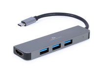 Gembird, Adapter USB-C HDMI Hub 3xUSB 3.0 Gembird