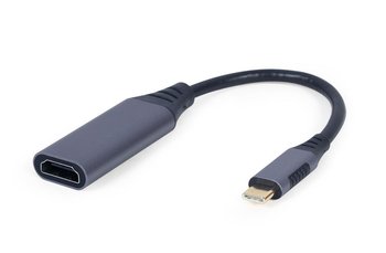 Gembird, Adapter USB TYP-C do HDMI na kablu, Szary, 15 cm - Gembird