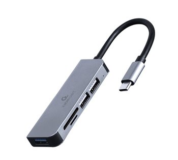 Gembird Hub USB-C 3-Portowy z czytnikiem kart - Gembird