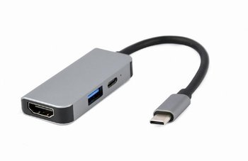 Gembird, Multi Adapter USB Typ-C 3w1 (hub Usb + Hdmi + Pd) - Gembird