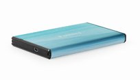 GEMBIRD OBUDOWA HDD/SSD USB 3.0 2.5" SATA, SZCZOTKOWANE ALUMINIUM, KOLOR NIEBIESKI Zamiennik/inny
