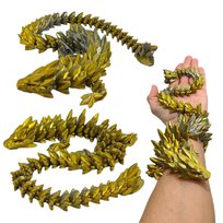 GemStone Dragon, Klejnotowy Smok Midi, 48.5cm Długość, Figurka Przegubowa