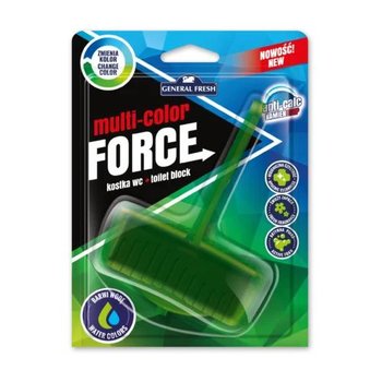 General Fresh Multi-Color Force Kostka do WC barwiąca wodę las, 40g - General Fresh