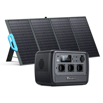 Générateur Solaire Portable Bluetti 716Wh/1000W Ps72 Avec Panneau Solaire Pv120, Batterie Lifepo4, Centrale Électrique Pour Camping,Voyage,Caravane - Bluetti