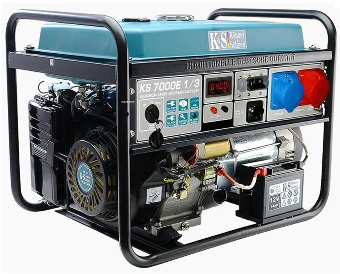 Generator benzynowy KÖNNER & SÖHNEN, 5,0 kw, 230-400 V