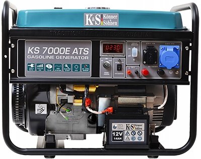 Generator benzynowy KÖNNER & SÖHNEN, 5,0kW, 230V, KS 7000E ATS