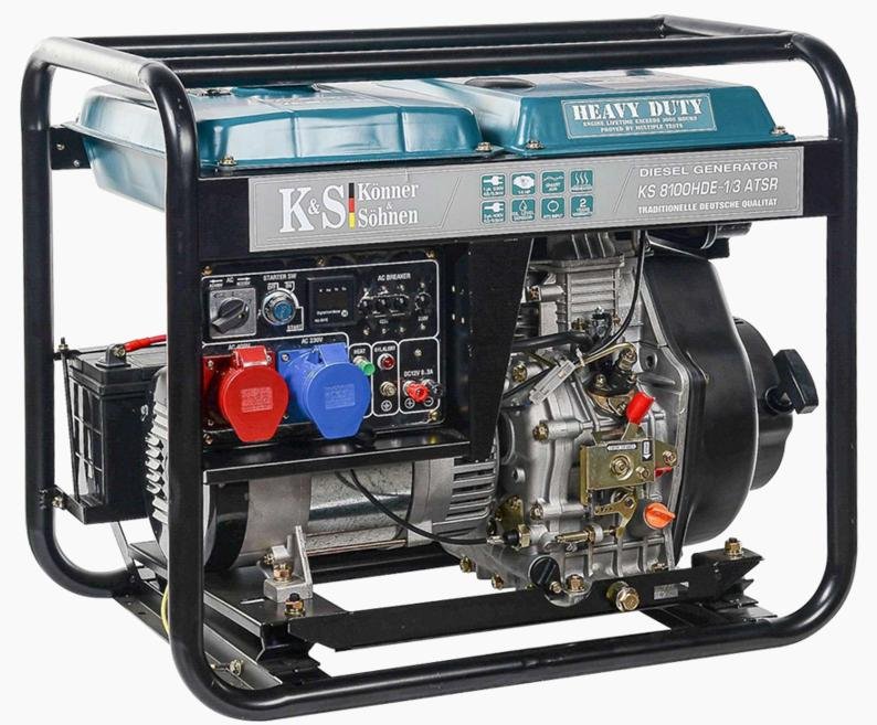 Generator diesel KÖNNER & SÖHNEN 6,0kw, 8100hde-1/3 atsr