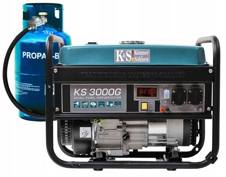 Generator hybrydowy KÖNNER & SÖHNEN, 2,6kW, 230V, KS 3000 G