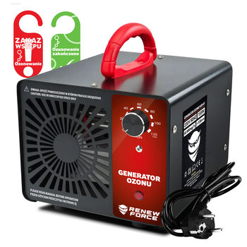 Generator Ozonu Ozonator Oczyszczacz Do Powietrza 60 000 Mg/H 155W + Timer Bsb-01 - Renew Force