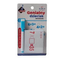 Genialny dzieciak, fiszki matematyczne, mnożenie blister
