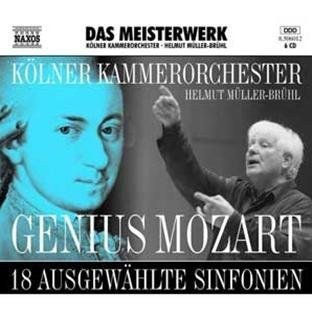 Genius Mozart. 18 ausgewählte Sinfonien - Muller-Bruhl Helmut