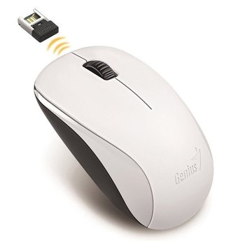 Genius Mysz Nx-7000, 1200Dpi, 2.4 [Ghz], Optyczna, 3Kl., Bezprzewodowa Usb, Biała, Aa - Genius