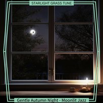 Gentle Autumn Night-Moonlit Jazz Starlight Grass Tune