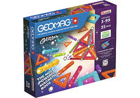 Geomag,  klocki, Glitter Recycled 35 el, G535.