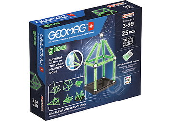 Geomag, klocki, Glow Recycled 25 el, G328 - Geomag