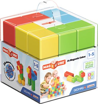 Geomag, klocki konstrukcyjne Magicube Full Color Recycled Crystal 24 pcs, G056  - Geomag