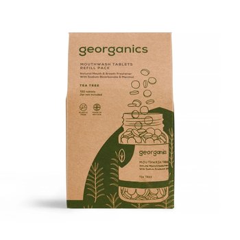 Georganics, naturalne tabletki do płukania jamy ustnej Tea Tree, 720 tabletek - Georganics