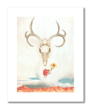 Georgia O’Keeffe, czaszka plakat 40x50 - DEKORAMA
