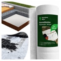 GEOWŁÓKNINA Drogowa Włóknina Gruba 150g 2x50 m Budowa Drogowa Oczko Basen
