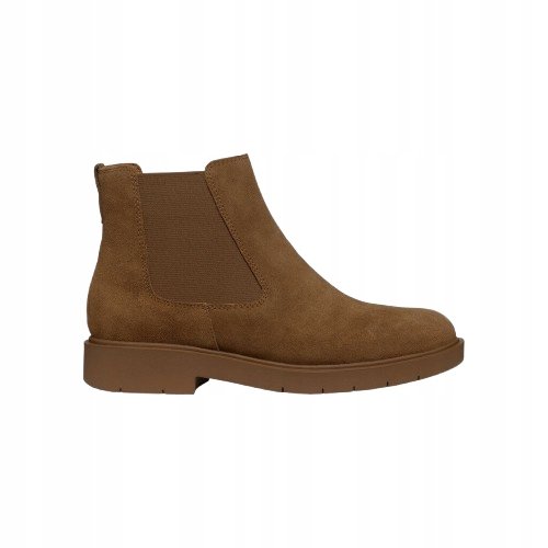 Geox GEOX BOTKI DAMSKIE ZAMSZOWE BRĄZOWE WSUWANE PRZED KOSTKĘ 42 6AA