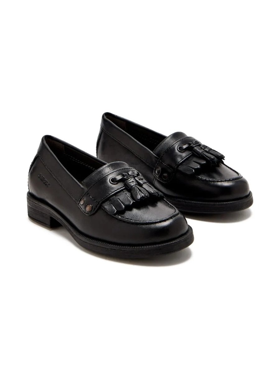 Geox GEOX J AGATA MOKASYNY DZIECIĘCE SKÓRZANE WSUWANE 35 J0A