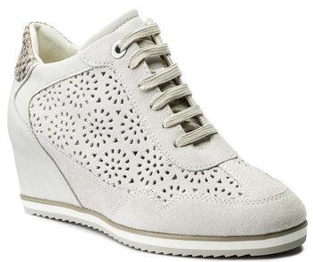 Geox, Sneakersy damskie, D Illusion Off White, rozmiar 41 - Geox