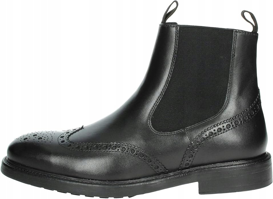 Geox Geox Sztyblety Męskie Skórzane Czarne Wsuwane 39 Jje