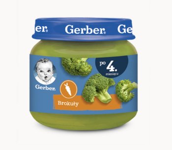 Gerber, Obiadek Brokuły dla niemowląt po 4 miesiącu, 80 g - Gerber