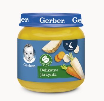 Gerber, Obiadek Delikatne jarzynki dla niemowląt po 4 miesiącu, 125 g - Gerber
