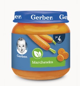 Gerber, Obiadek marchewka dla niemowląt po 4 miesiącu, 125 g - Gerber