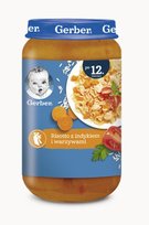 Gerber, Obiadek risotto z indykiem i warzywami dla dzieci po 12 miesiącu, 250 g