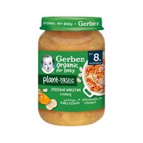 GERBER ORGANIC JESIENNE WARZYWA Z KASZĄ, 190G