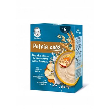 GERBER PEŁNIA ZBÓŻ KASZKA JABŁKO MARCHEWKA 200G - Gerber