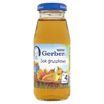 Gerber, Sok 100% gruszkowy, 175 ml, 4m+ - Gerber