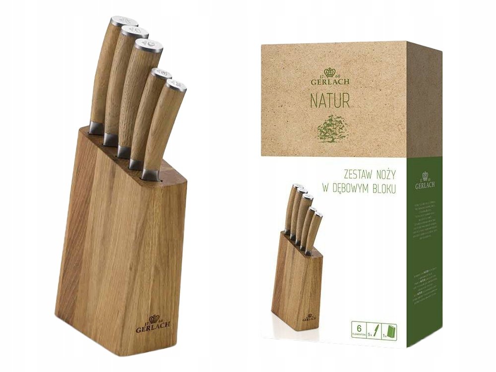 Gerlach Natur 320 Zestaw noży w bloku-Zdjęcie-0