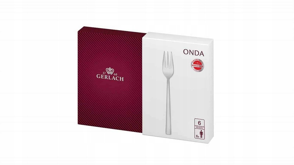 Gerlach Widelczyki do ciasta 6szt. połysk ONDA