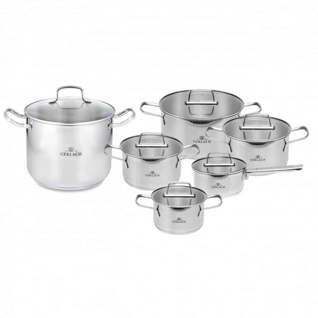 Gerlach Zestaw Garnków 10 El. Ambiente + Garnek 10 L. Simple Gerlach