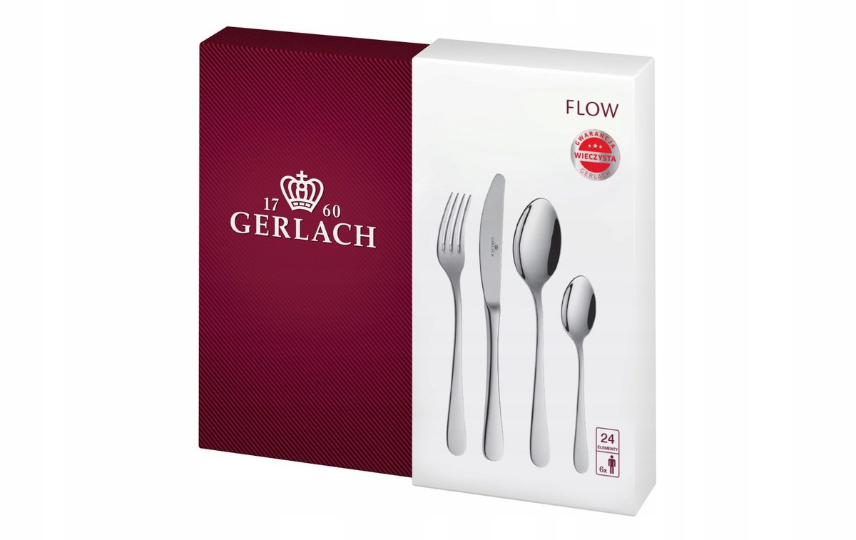 Gerlach Zestaw sztućców FLOW - 24 szt.