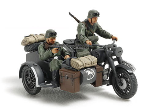 Zdjęcia - Model do sklejania (modelarstwo) TAMIYA German Motorcycle & Sidecar 1:48  32578 