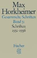 Gesammelte Schriften III - Horkheimer Max