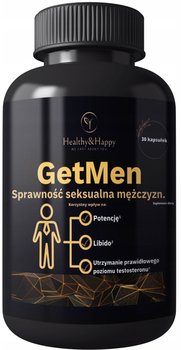 GetMen Tabletki na Potencję Erekcję Libido Testosteron Potencja - We Care About You