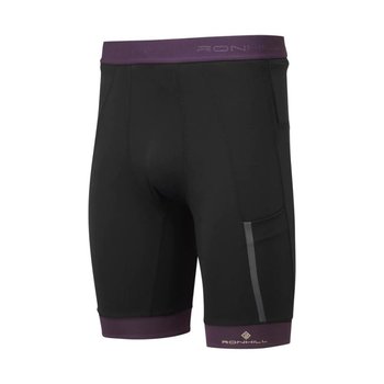 Getry krótkie Ronhill Men's Tech Ultra 9" Short | BLACK/NIGHTSHADE XL - RONHILL