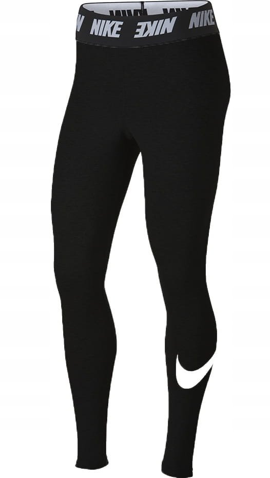 Nike Legginsy Nike Sportswear Essential Swosh DM6207 010 DM6207 010 czarny  S - Czarne legginsy damskie Nike, s, bez wzorów. Za 140.93 zł. - Legginsy  damskie - Spodnie i legginsy damskie 